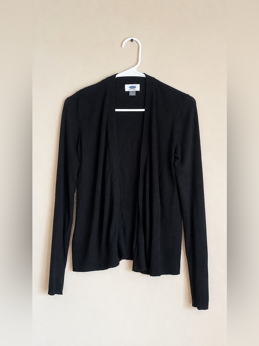 Old Navy 2017 Black Open Front Cardigan Sweater Size S